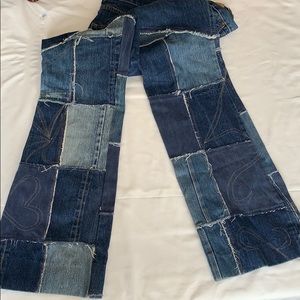 Vintage Levi 501 Jeans red label bell bottoms waist 28